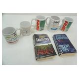Fishing Mugs & John Sandford Books