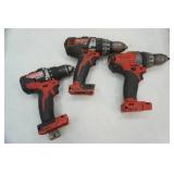 Milwaukee Drill/Driver Lot (3ct)