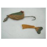 Vintage VIVIF Rubber Minnow Lure.