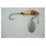 Vintage Heddon SpinFin Fishing Lure