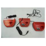 Milwaukee M12 Charging Blocks (3ct)