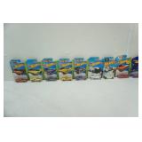 Hot Wheels (9ct) unopened. Most are HW Workshop