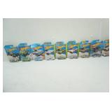 Hot Wheels (9ct) unopened. Most are HW Workshop