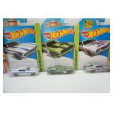 Hot Wheels (9ct) unopened. Most are HW Workshop