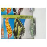 Hot Wheels (9ct) unopened. Most are HW Workshop