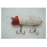Vintage Red & White Fishing Lure