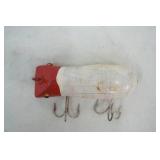 Vintage Red & White Fishing Lure