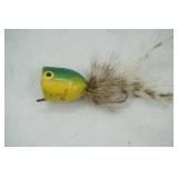 Vintage topwater popper fishing lure