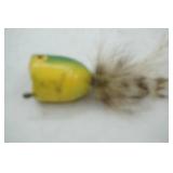 Vintage topwater popper fishing lure