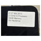 Apple 21.5" Mid 2013 Desktop