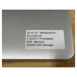 2015 15" Apple MacBook Pro