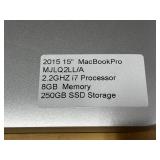 2015 15" Apple MacBook Pro