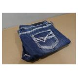 Rock & Roll Cowgirl Abstract V Riding Jeans - 34x32