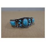 Navajo Style Stone Turquoise Bracelet