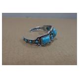 Navajo Style Stone Turquoise Bracelet