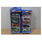 *2* Hot Wheels 5-Piece Die Cast Car Sets