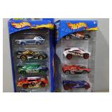 *2* Hot Wheels 5-Piece Die Cast Car Sets