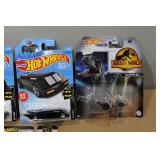 *5* Hot Wheels Die Cast Cars -Batman, Beatles, Jurassic World