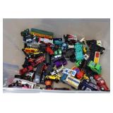 Bin of Toy Cars