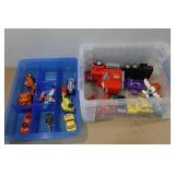 Bin of "Cars" Character Toy Cars