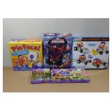 Assorted Family Games - Pie Face, Puzzles, Building Set
