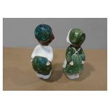 Vintage Kissing Dutch Kids Salt & Pepper Shaker Set