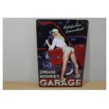 Novelty Metal Sign -Grease Monkey Garage