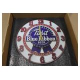 Novelty Pabst Blue Ribbon Beer 11" Wall Clock