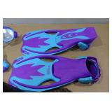 Cressi Kids Snorkel Set - Fin Size L/XL