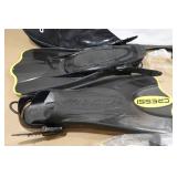 Cressi Adult Rondine Palau Fin Snorkel Set - Fin Size L/XL