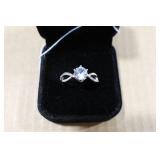 Silver Tone Ring - Size 10