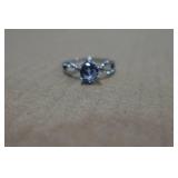 Silver Tone Ring - Size 10