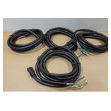 *4* Replacement Power Cords with Ground