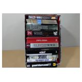 Assorted WWI & WWII DVDs and Video Games