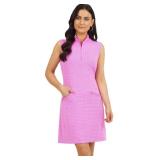 IBKUL Athleisure UPF Cooling Mini Sleeveless Dress with Pockets - Large