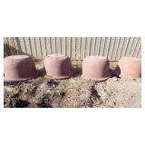 4 - Concrete Planters