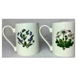 Portmeirion Botanic Garden Coffee Mugs and Stemless Glasses