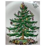 Vintage Spode Christmas Tree Made in England Dinner Plates -set of 12