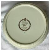 Vintage Spode Christmas Tree Imperial Cookware Stone China Souffle Dish, Large 11.5" Rimmed Serving Bowl and 11.5" Oval Divided Dish