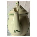 Vintage Spode Christmas Tree 89.5" Coffee Pot and 8" Teapot and Lid