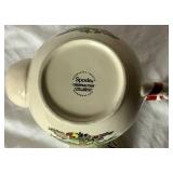 Vintage Spode Christmas Tree 89.5" Coffee Pot and 8" Teapot and Lid