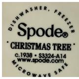 Vintage Spode Christmas Tree 89.5" Coffee Pot and 8" Teapot and Lid