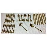 Dirilyte Dirigold Regal Pattern - Service for 8  - Made of Bronze Alloy