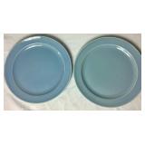 Vintage Lu-Ray Pastels - Set of 8 - 9" Dinner Plates (2 Yellow, 2 Pink, 2 Blue, 2 Green)