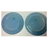 Vintage Lu-Ray Pastels - Set of 8 - 9" Dinner Plates (2 Yellow, 2 Pink, 2 Blue, 2 Green)