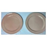 Vintage Lu-Ray Pastels - Set of 8 - 9" Dinner Plates (2 Yellow, 2 Pink, 2 Blue, 2 Green)