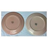 Vintage Lu-Ray Pastels - Set of 8 - 9" Dinner Plates (2 Yellow, 2 Pink, 2 Blue, 2 Green)