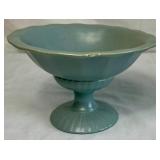 Red Wing Pottery M-5007 Garden Line Pedestal Compote Bowl 1957