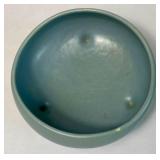 Red Wing Pottery Bowl with Three Legs M-5011 and 5019 Planter