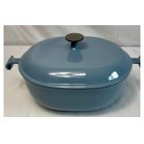 Vintage Le Creuset Enameled Cast Iron Dutch Oven Enzo Mari La Mama 29
